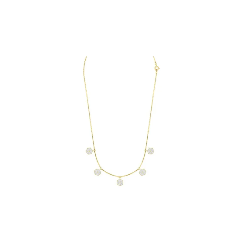 Swarovski LISABEL Necklaces Women's Gold-1