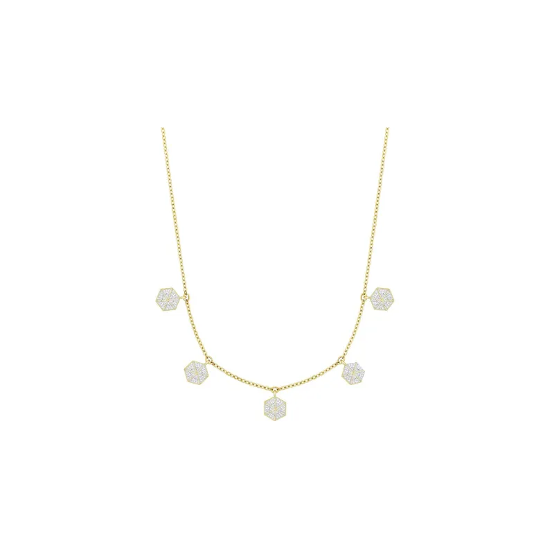 Swarovski LISABEL Necklaces Women's Gold-0