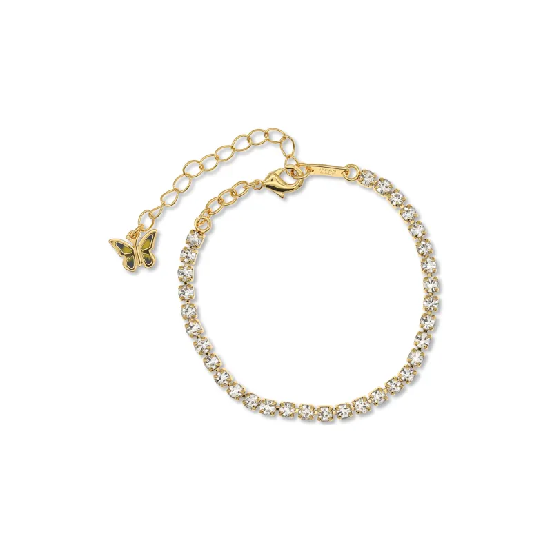 STUGAZI Zircon White Gold Plated Copper Bracelets Unisex Gold Silver-3