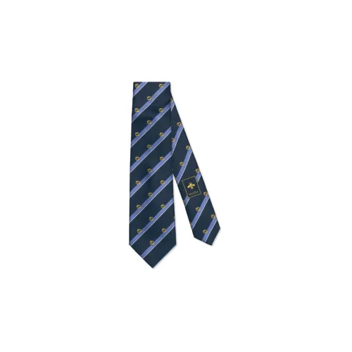 GUCCI Ties Men Dark Blue And Light Blue