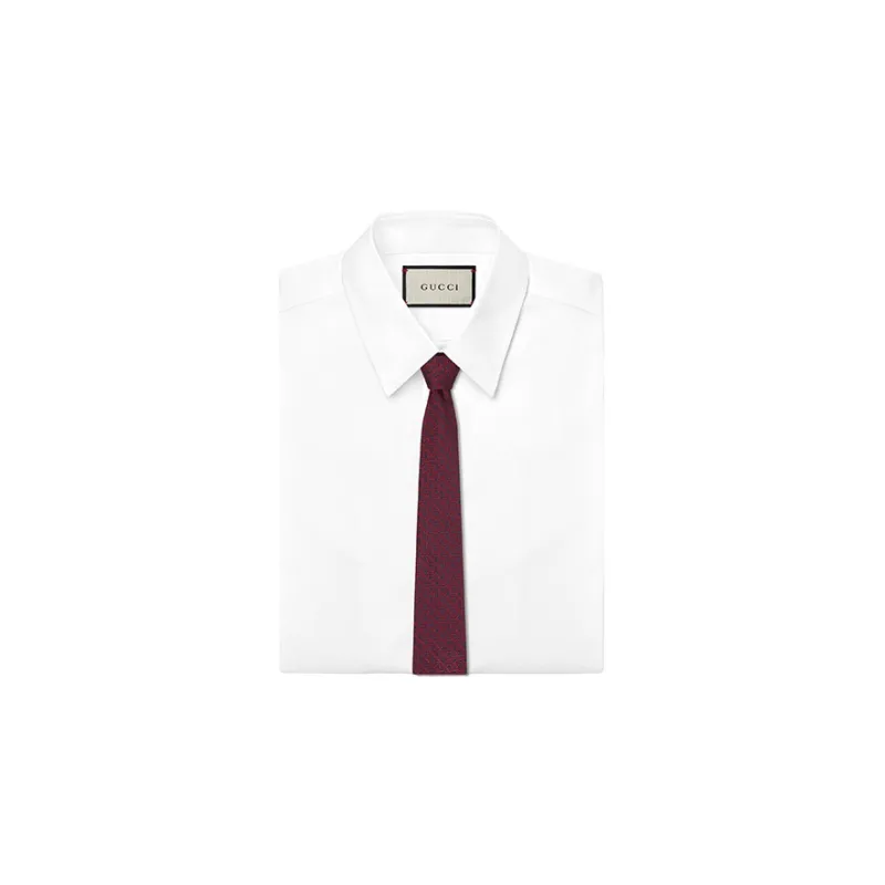 GUCCI Ties Men Deep Red-1