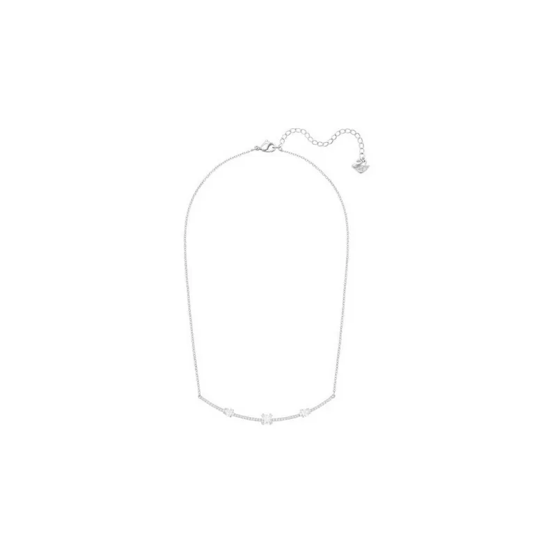 Swarovski Gray Necklaces Women's Silver-1