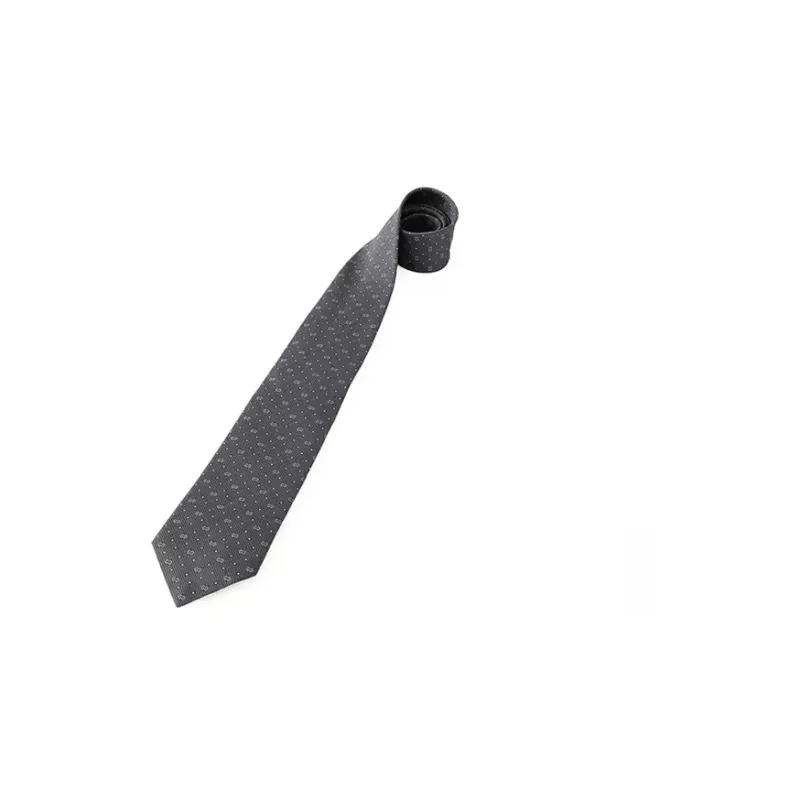 GUCCI Silk Ties Unisex Blue Gray-2