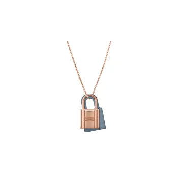 HERMES Calfskin Necklaces Women's