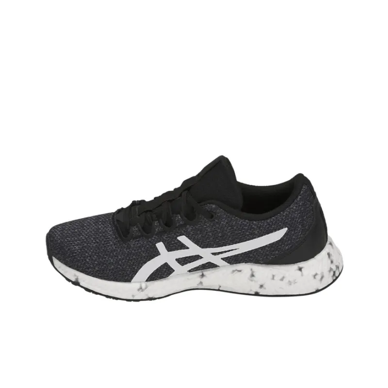 Asics Hypergel yu Cushioning, Breathable, Lightweight Low Top Kids' Running Shoes Black White Teenagers-0
