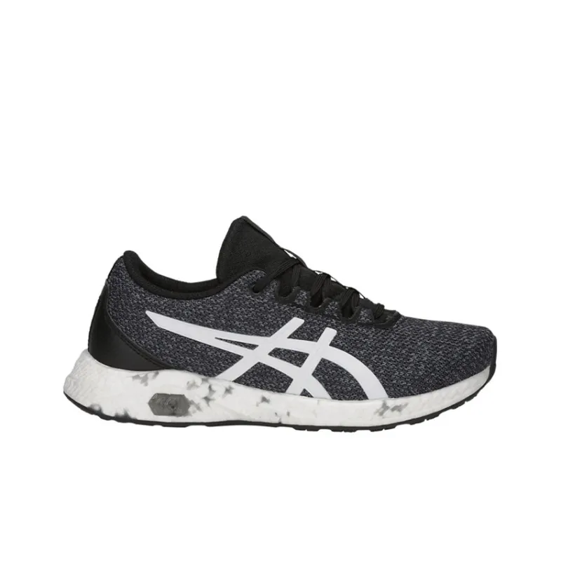 Asics Hypergel yu Cushioning, Breathable, Lightweight Low Top Kids' Running Shoes Black White Teenagers-2