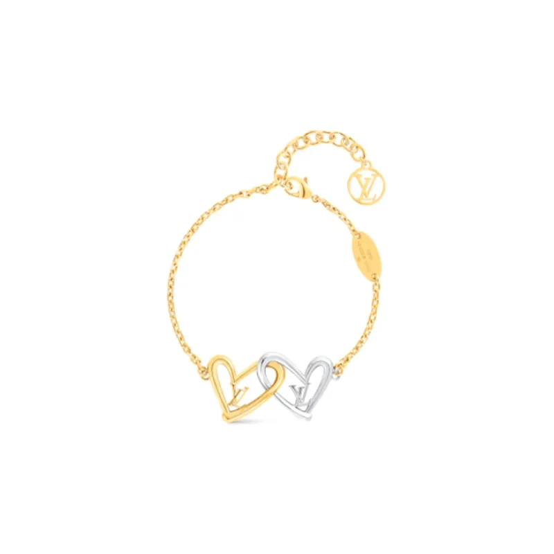 LOUIS VUITTON Limited Edition Heart Bracelet Fall In Love-0
