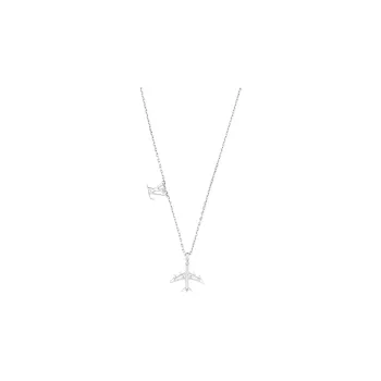 LOUIS VUITTON Lv Plane Necklace Monogram Flower
