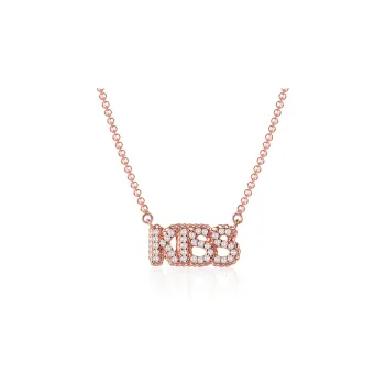 Agatha Kiss 925 Sterling Silver Necklace Bestie Women's