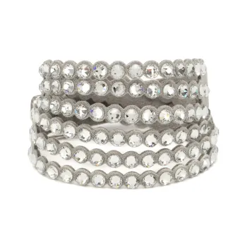 Swarovski Gold Plated Wristbands Women's Gray