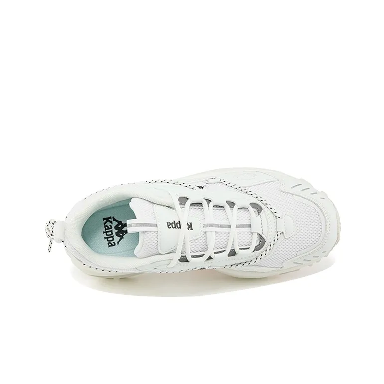 Kappa Cushioning Anti-Slip Wear-Resistant Breathable Lightweight Coverage Low-Top Chunky Sneakers Unisex Bleach-2