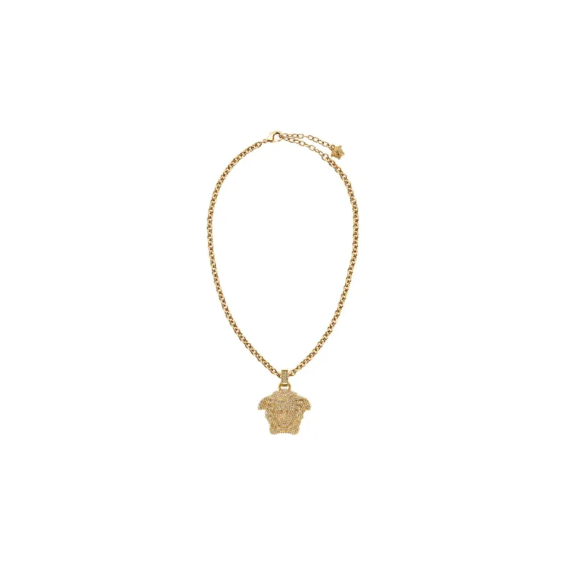 VERSACE Medusa Necklaces Unisex Gold-1
