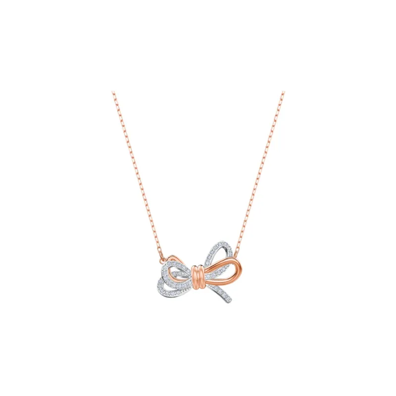 Swarovski LIFELONG BOW&SWA INFINITY Necklaces Women's-1