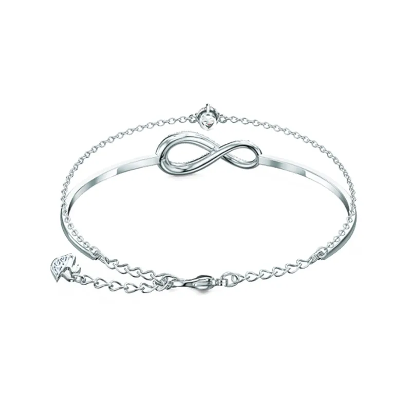 Swarovski LIFELONG BOW&SWA INFINITY Necklaces Women's-3
