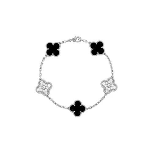 Van Cleef & Arpels Women Alhambra Four Leaf Lucky Series Bracelet