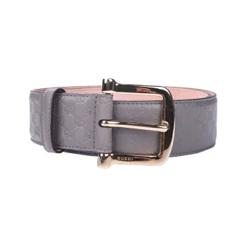 GUCCI Belts Women's Gray Pink