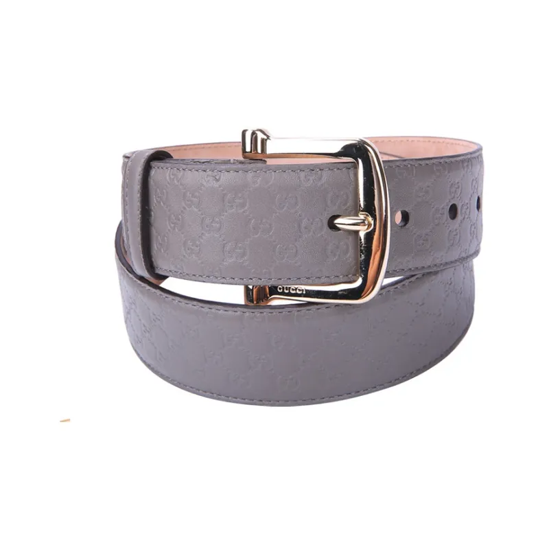 GUCCI Belts Women's Gray Pink-3