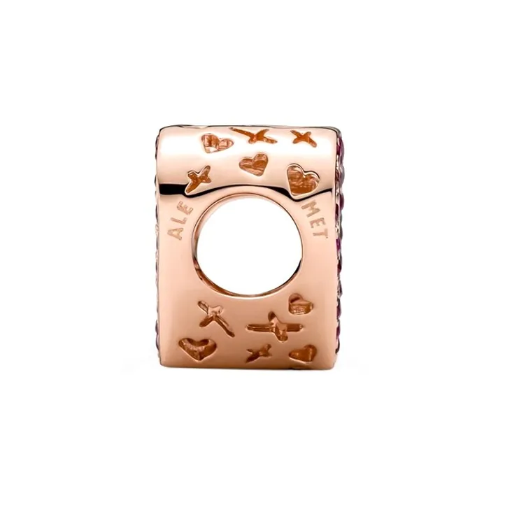 Pandora Necklaces Women's Red Pink/Rose Gold-5