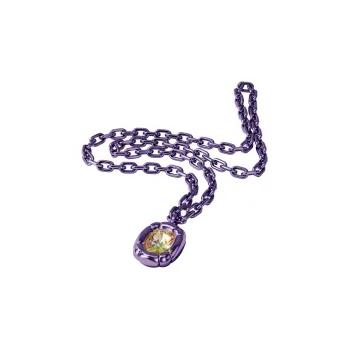 Swarovski Metal Necklaces Women's Purple