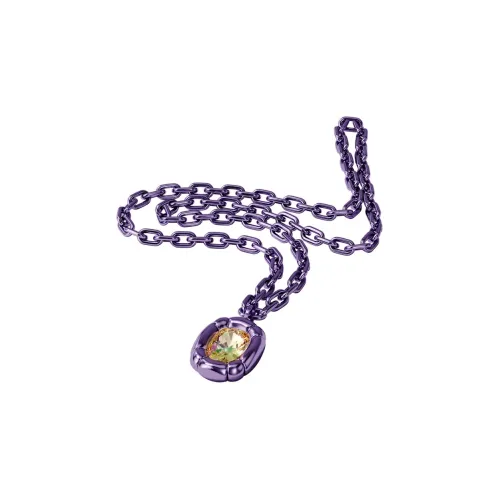 Swarovski Metal Necklaces Women's Purple