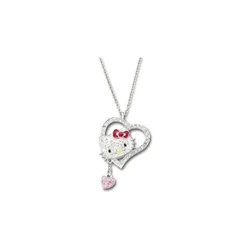 Swarovski Cross White Gold Necklaces Women's