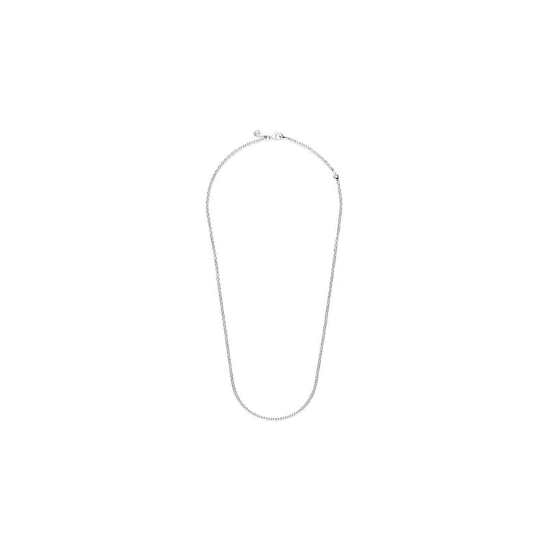 Pandora 925 Sterling Silver Collarbone Chain Women's Silver-2