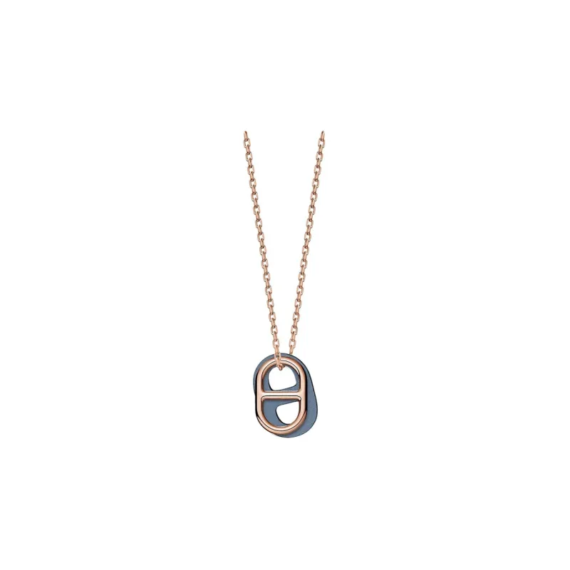 HERMES O'Maillon Alloy/Silver Plated/Gold Plated Necklaces Women's-0