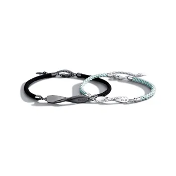 FireMonkey S925 Silver Bracelets Unisex
