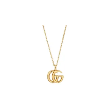 GUCCI Classic Double G Necklace Collection 18K Gold Necklaces Women's