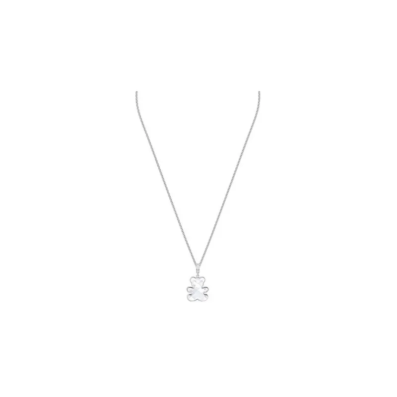 Swarovski Teddy Crystal Necklaces Women's Silver-0
