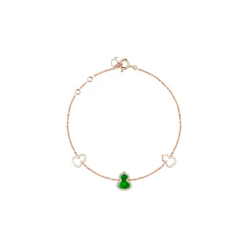 Qeelin Wulu Rose Gold Diamond Bracelets Women's