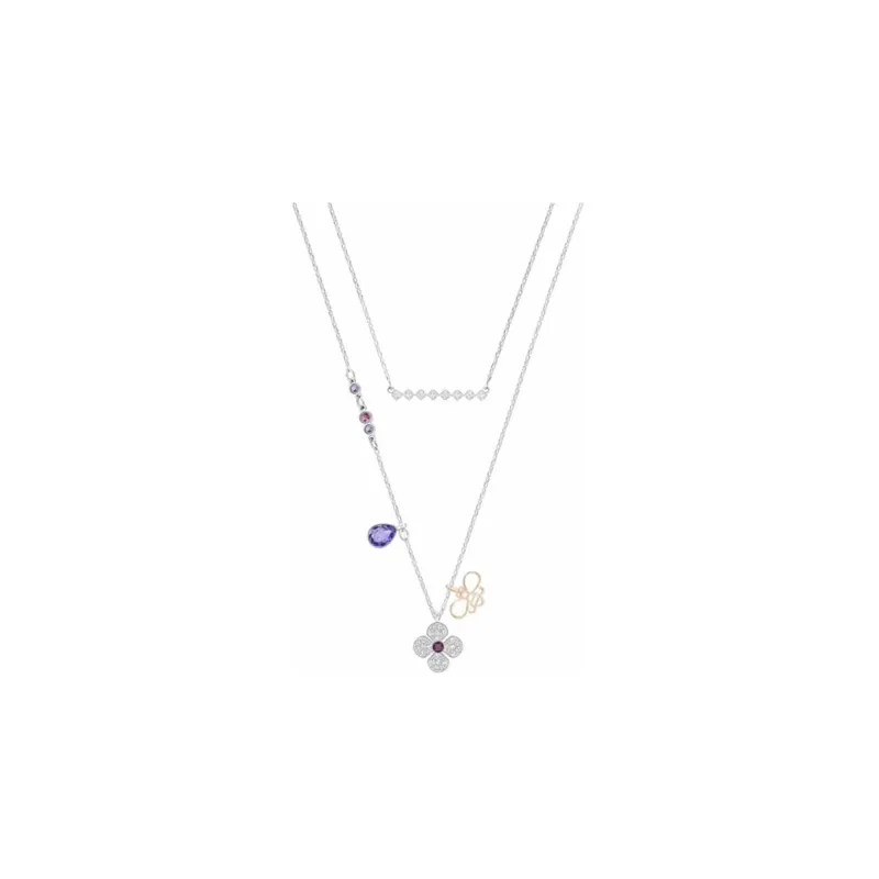Swarovski Metal Necklaces Women's Silver-0