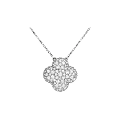 Van Cleef & Arpels Women Alhambra Four Leaf Lucky Series Necklace