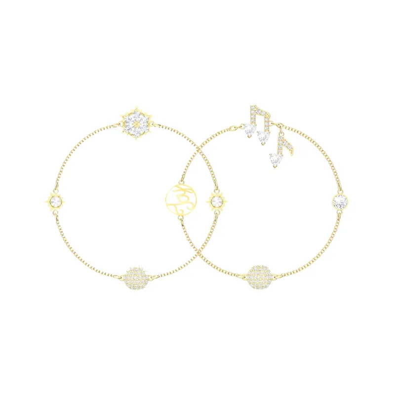 Swarovski Remix Collection Gold Plated Bracelets Women's-3