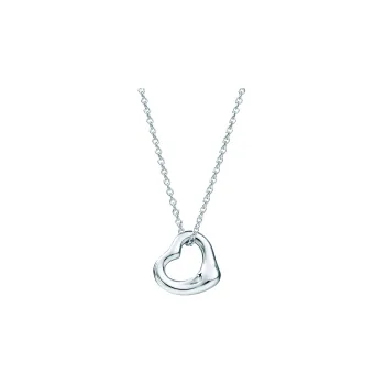TIFFANY & CO. X Elsa Perreti 1980s Open Heart pendant Necklace