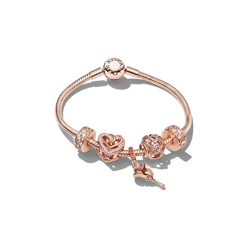 Pandora Bracelets Women's Rose Gold-0