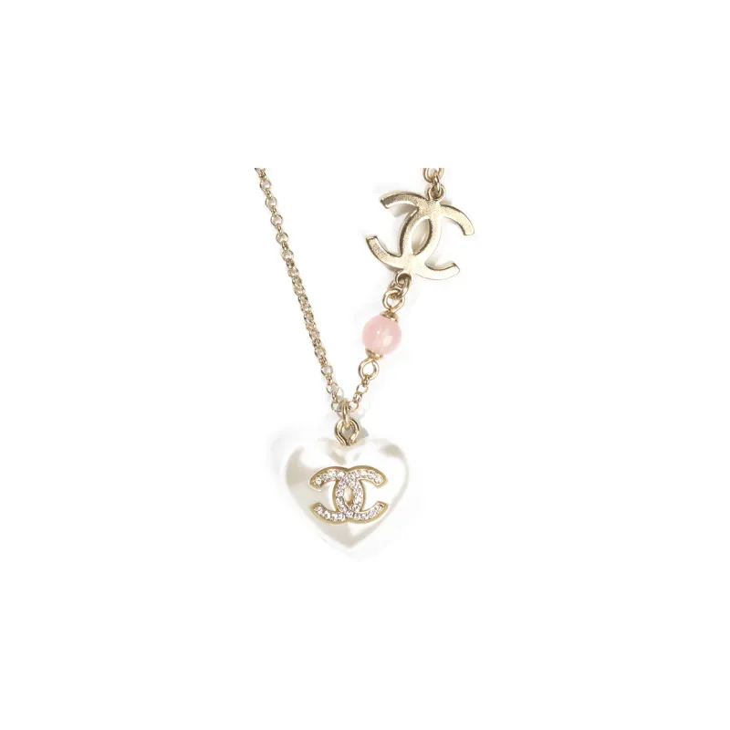 CHANEL Blended Material Necklaces Women's Gold-0