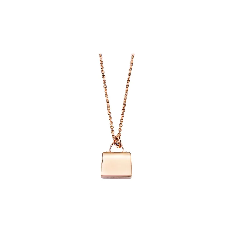 HERMES Amulettes Kelly K Gold/diamond Necklaces Women's-1