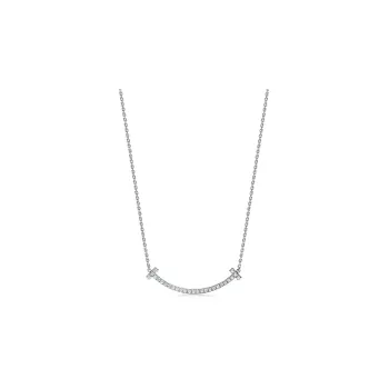TIFFANY & CO. 18K White Gold Necklaces Women's