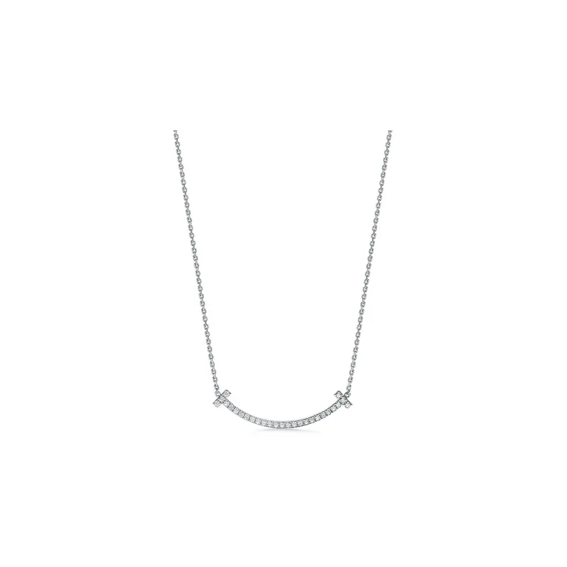 TIFFANY & CO. 18K White Gold Necklaces Women's-0