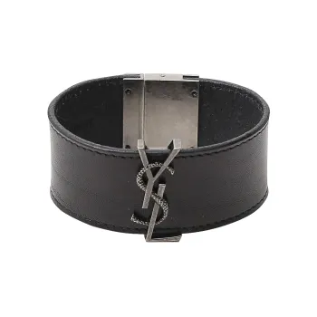 SAINT LAURENT Wristbands Women's Black