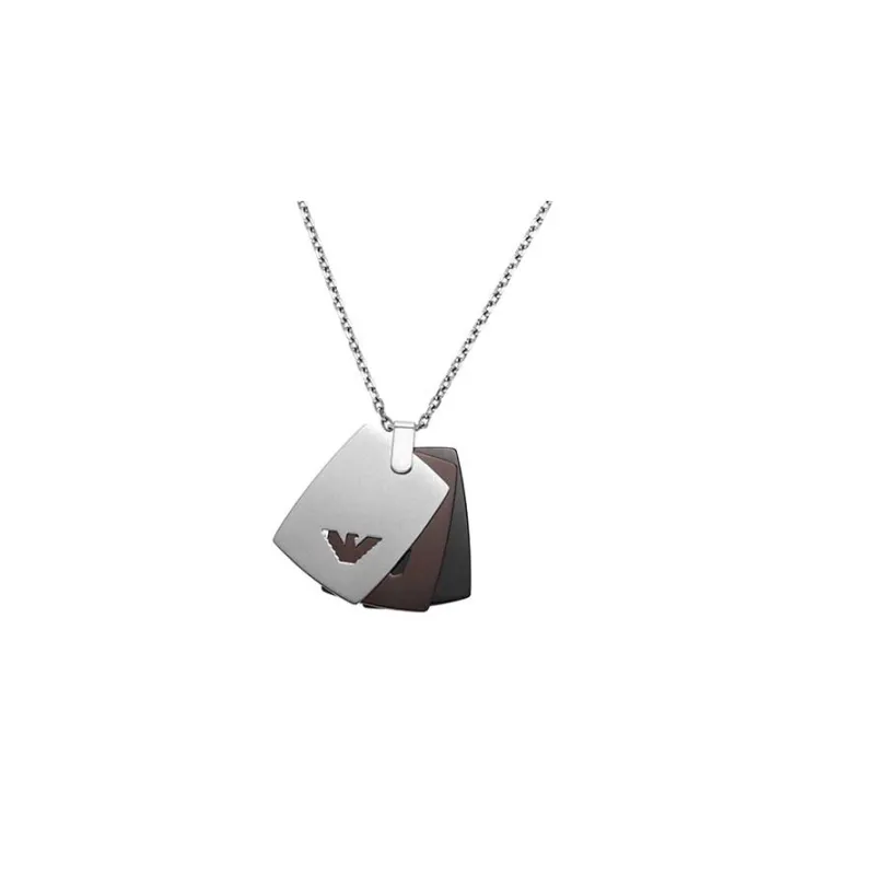 EMPORIO ARMANI Stainless Steel Necklaces Men's-2