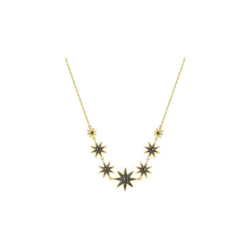 Swarovski Firework Necklaces Women's Black/Yellow