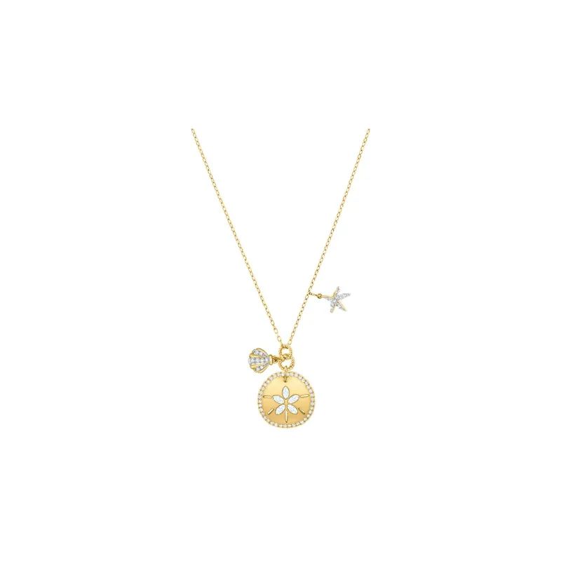 Swarovski Ocean Gold Plated Necklaces Women's-0