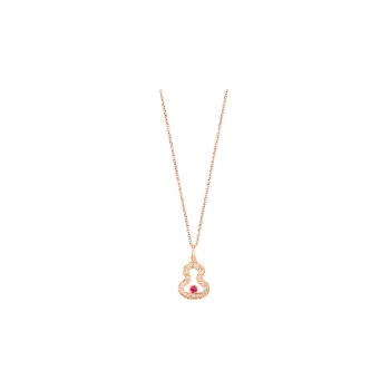 Qeelin Wulu Necklace Collection 18K Rose Gold Necklaces Women's