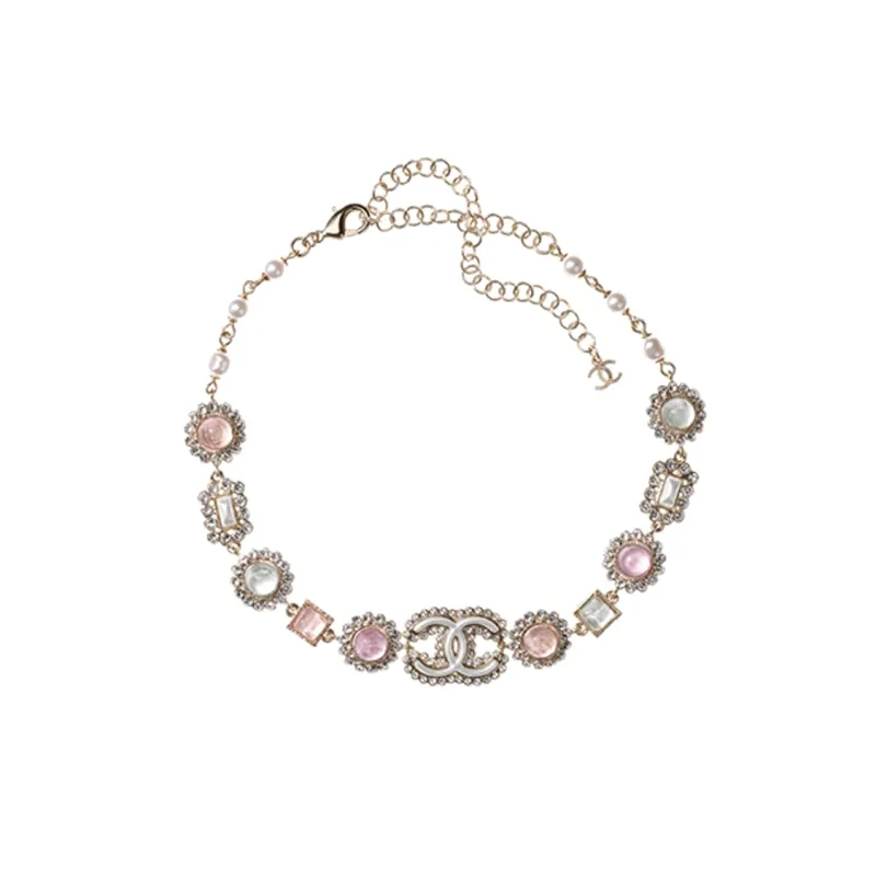CHANEL Necklaces Women's Pink-0