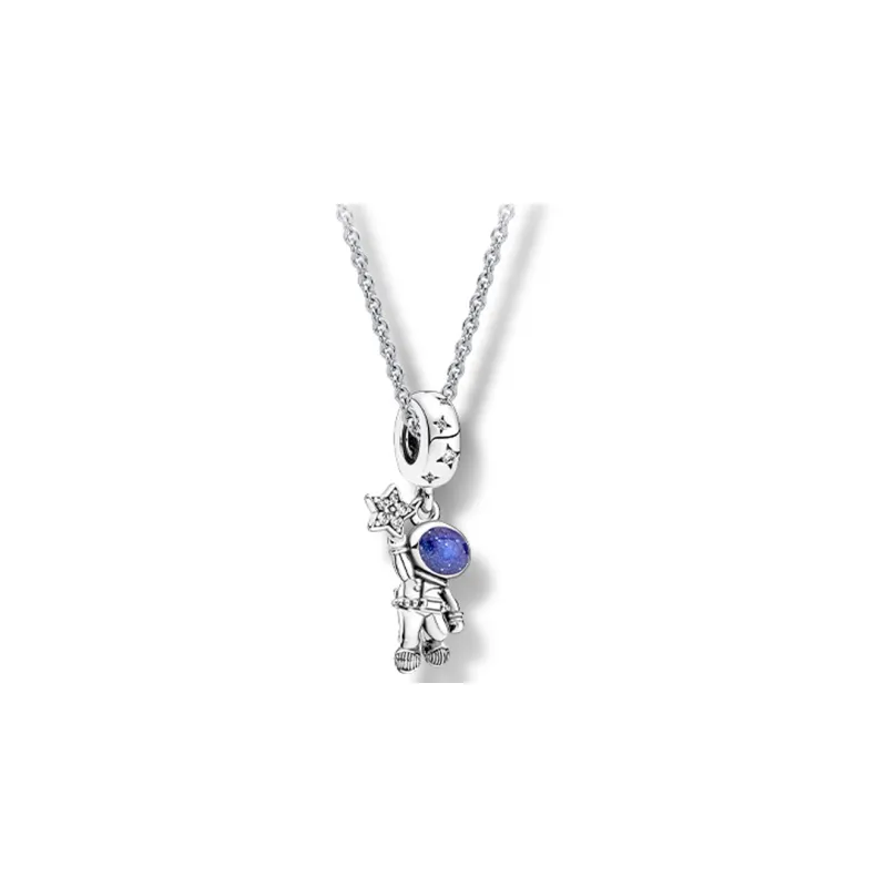 Pandora 925 Sterling Silver Necklace Set Women's-0