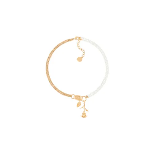 DIOR Necklaces Women's White/Gold