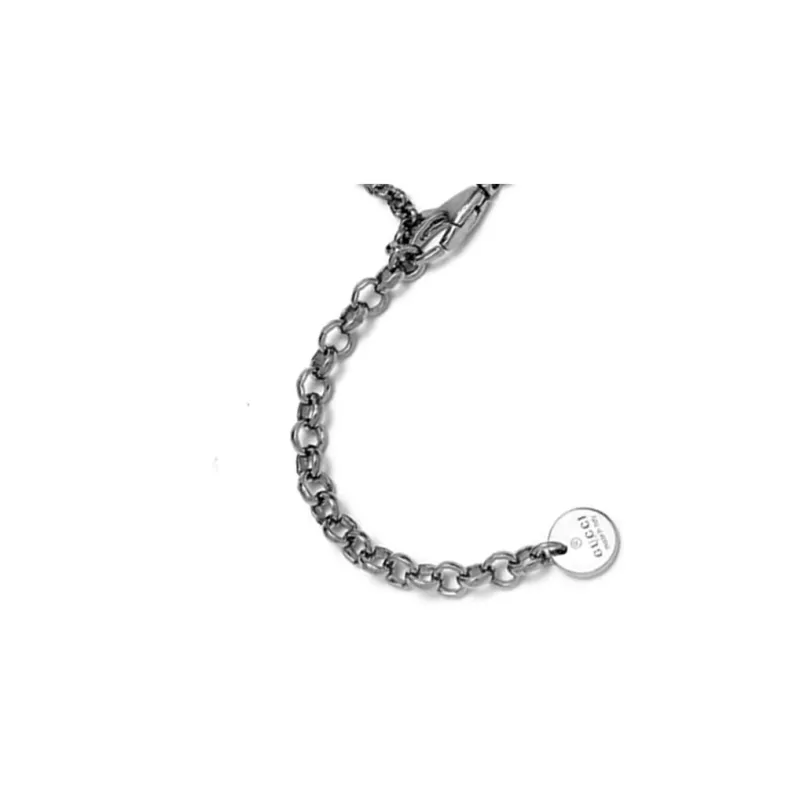 GUCCI 925 Sterling Silver Necklaces Unisex-5