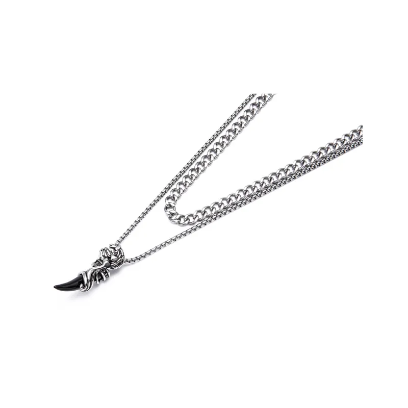 Cooraree Necklaces Unisex Silver-1